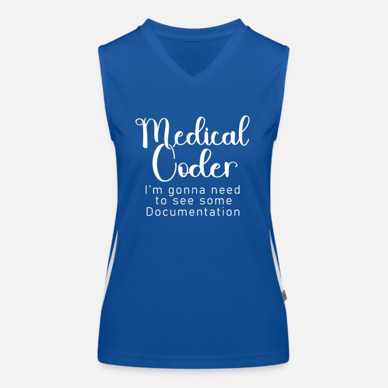Medical Encoder Medical Programmer Women's Functional Contrast Tank Top