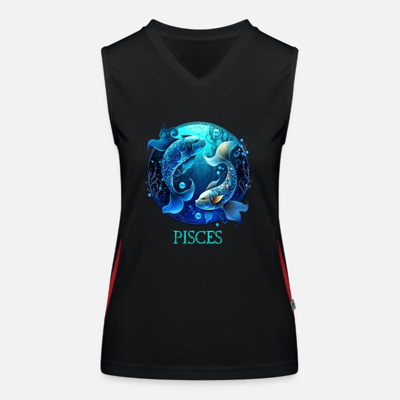 Embrace Your Pisces Identity: Pisces Pride Zodiac Women's Functional Contrast Tank Top