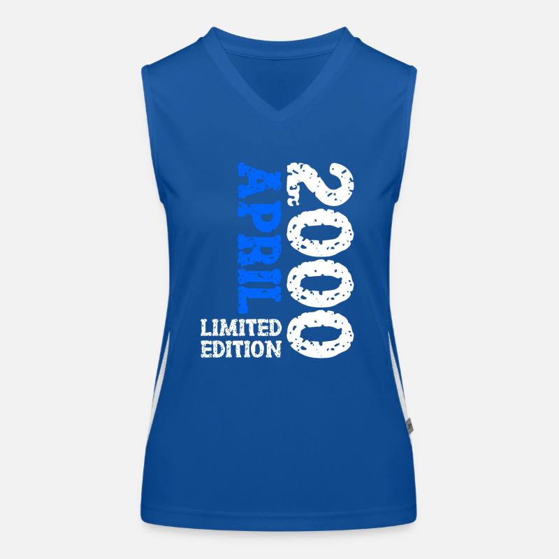 2000 April Limited Edition Birthday Gift Women's Functional Contrast Tank Top
