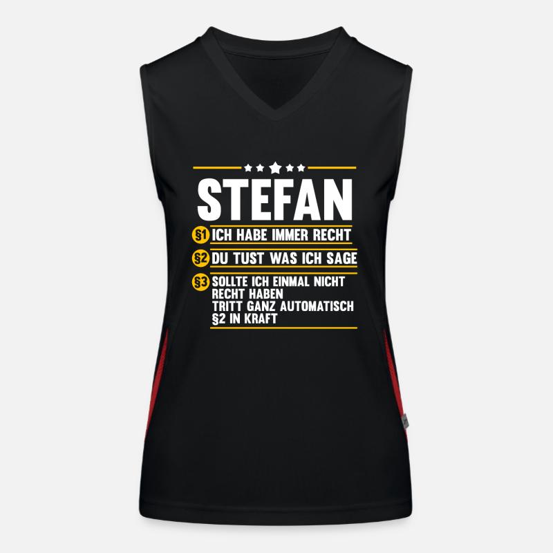 Stefan Funktionelles Kontrast-Tank Top für Frauen