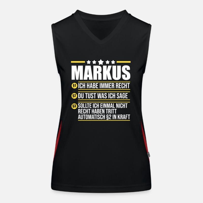 Markus Women's Functional Contrast Tank Top