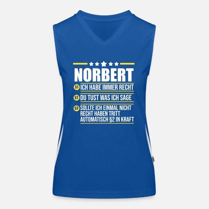 Norbert Funktionelles Kontrast-Tank Top für Frauen
