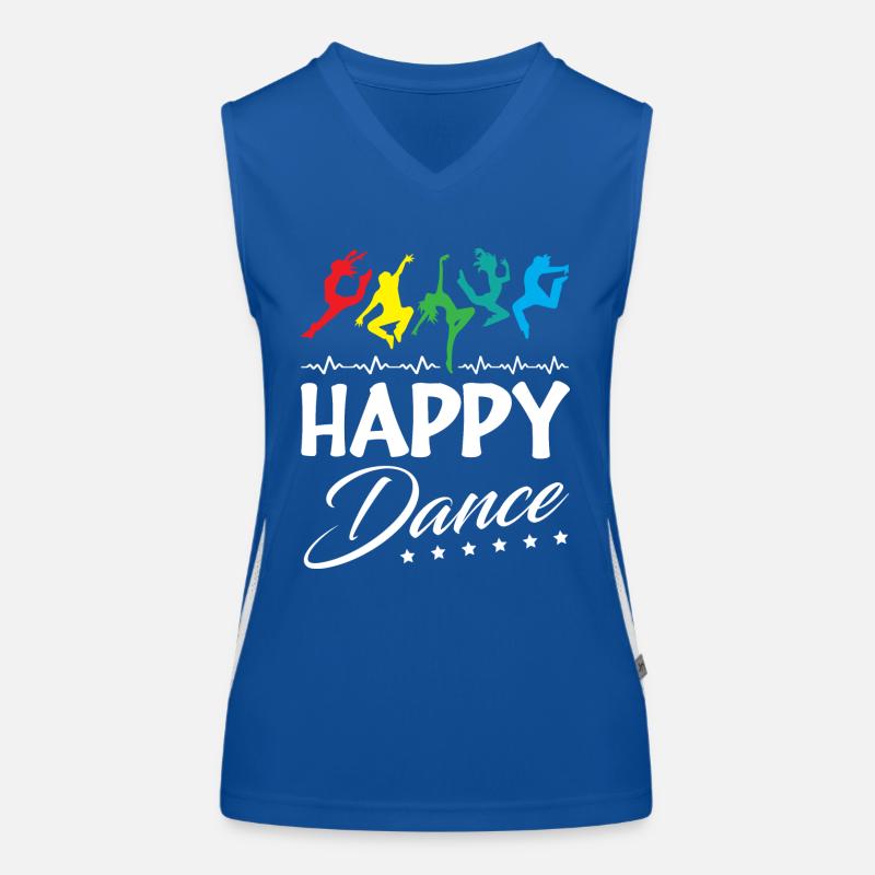 Danse joyeuse Débardeur respirant contrasté Femme