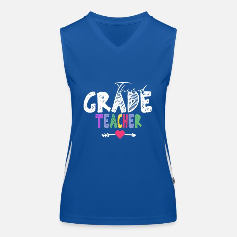 Third Grade Teacher Women's Functional Contrast Tank Top