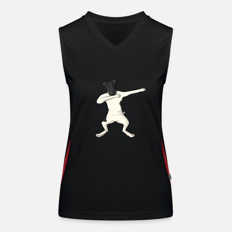 Smoothhair Fox Terrier Dog Women's Functional Contrast Tank Top