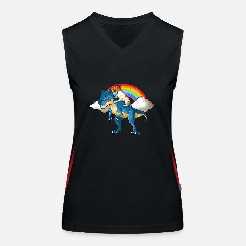 Smoothhair Fox Terrier Dog Women's Functional Contrast Tank Top