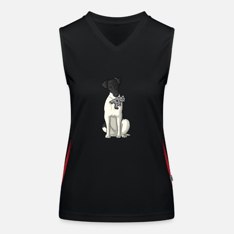 Smoothhair Fox Terrier Dog Women's Functional Contrast Tank Top