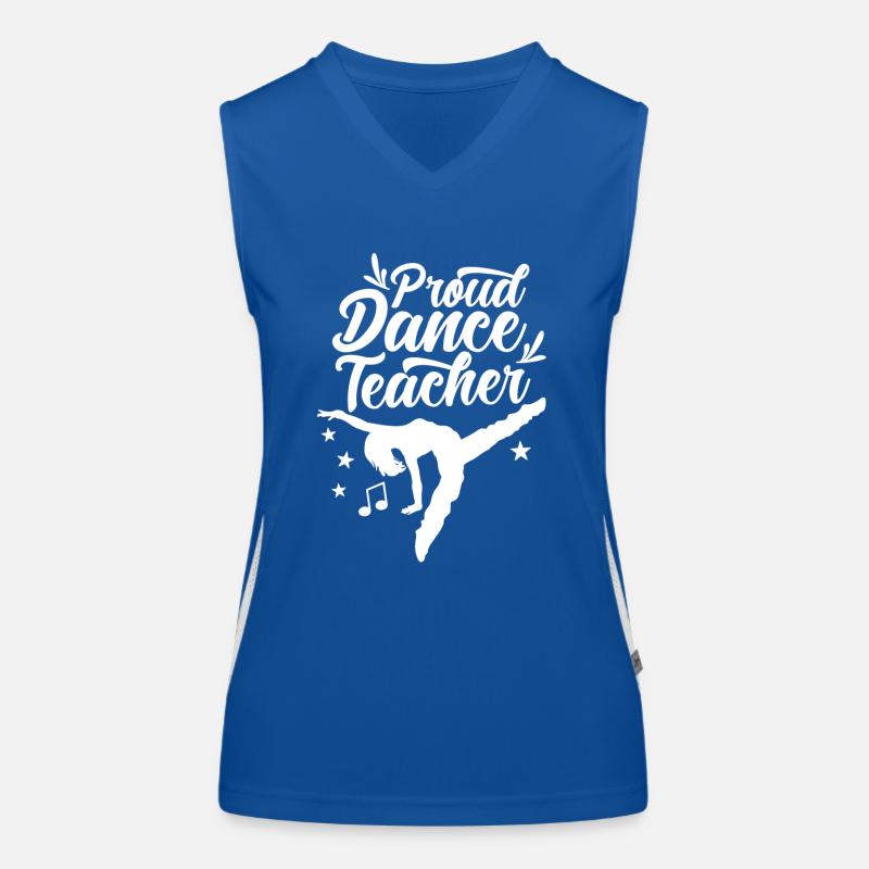 Fier professeur de danse École de danse Professeur de danse Professeur de danse Débardeur respirant contrasté Femme