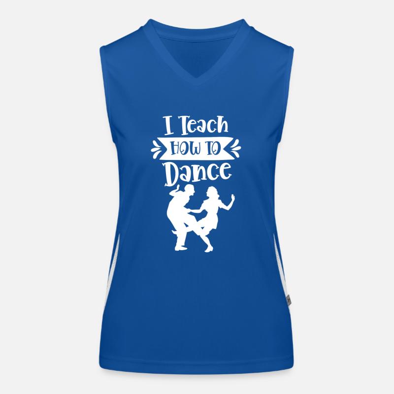 J’enseigne comment danser école de danse professeur de danse Débardeur respirant contrasté Femme