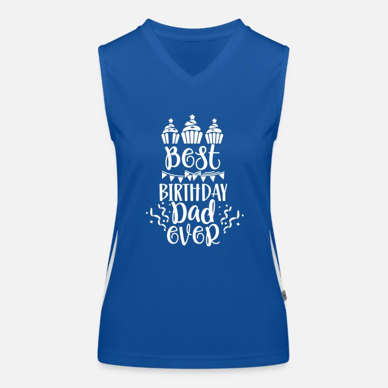 Bester Geburtstag Papa Party Vater Papi Funktionelles Kontrast-Tank Top für Frauen