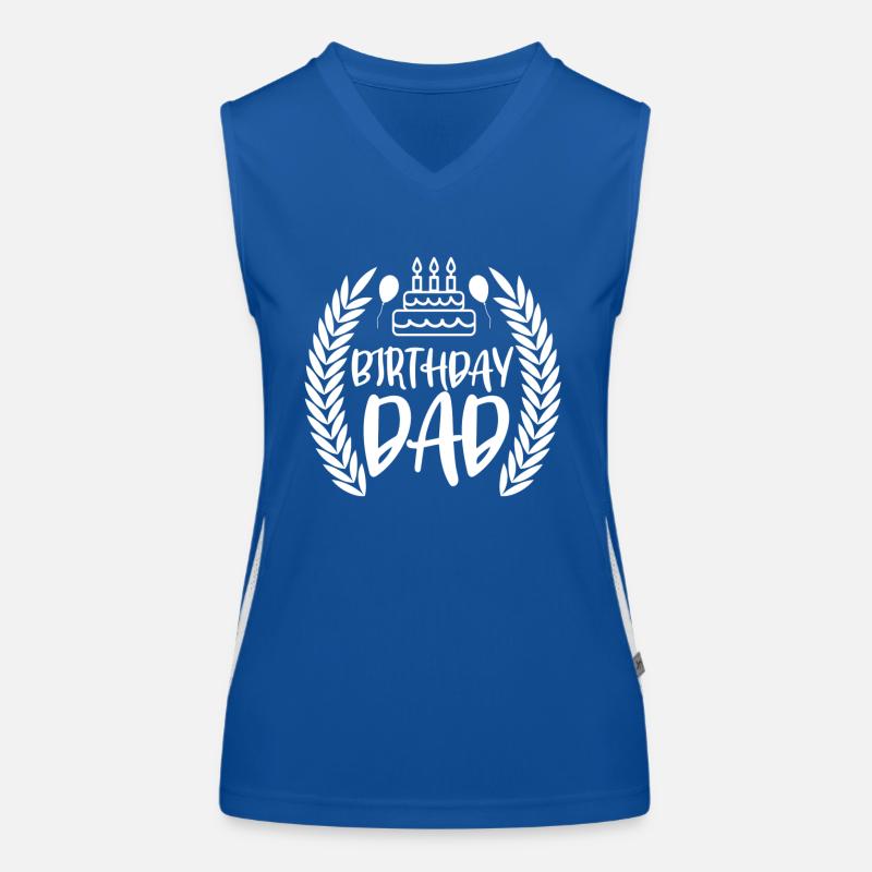 Geburtstag Papa Papi Vater Party Funktionelles Kontrast-Tank Top für Frauen