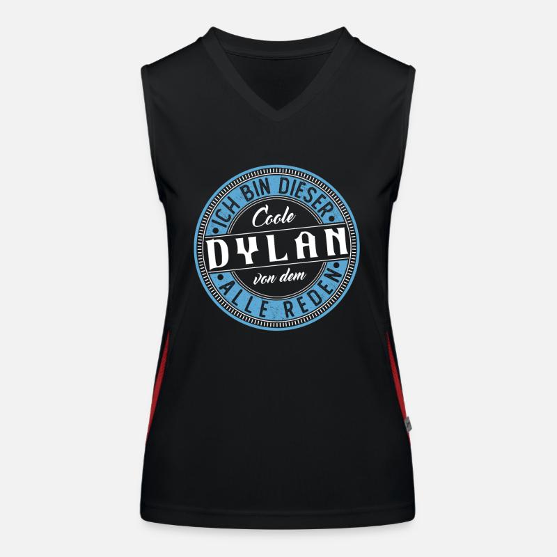 Dylan Geschenkidee Geschenk Geburtstag Funktionelles Kontrast-Tank Top für Frauen