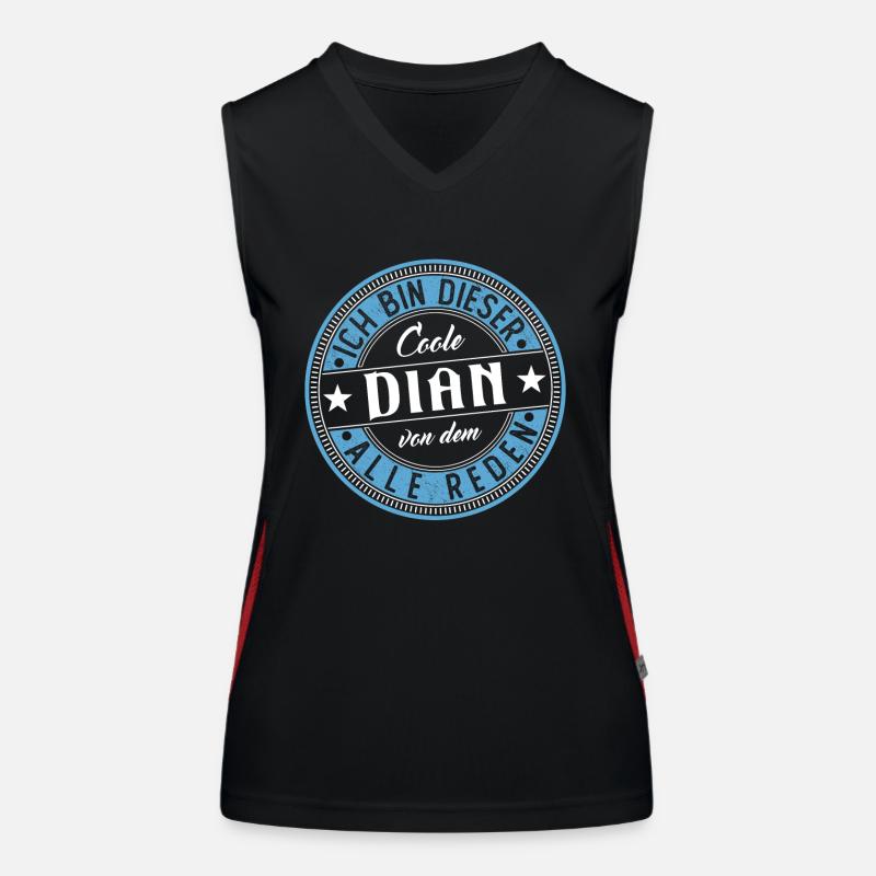 Dian Geschenkidee Geschenk Geburtstag Funktionelles Kontrast-Tank Top für Frauen