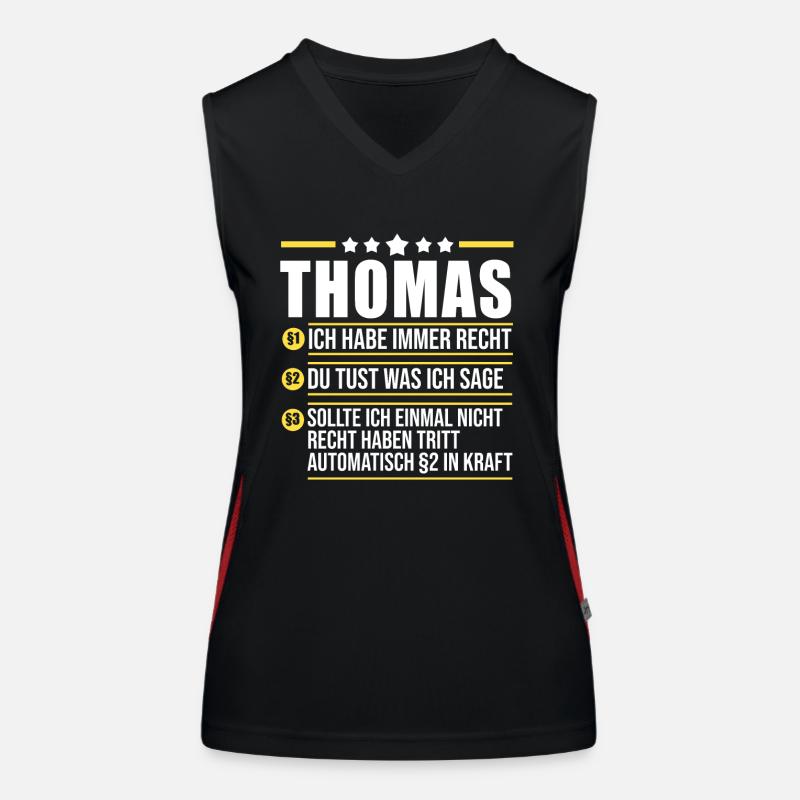 Thomas Funktionelles Kontrast-Tank Top für Frauen