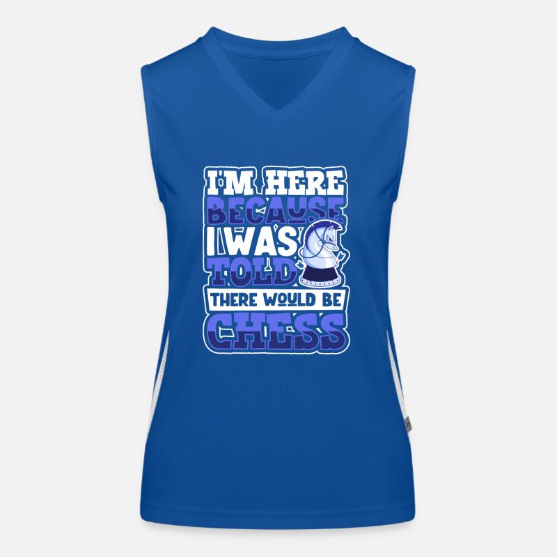 Chess player chessboard Chess board game Women's Functional Contrast Tank Top
