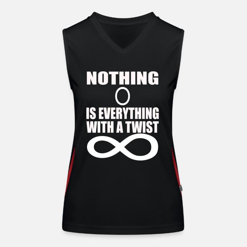 funny math physics science Women's Functional Contrast Tank Top