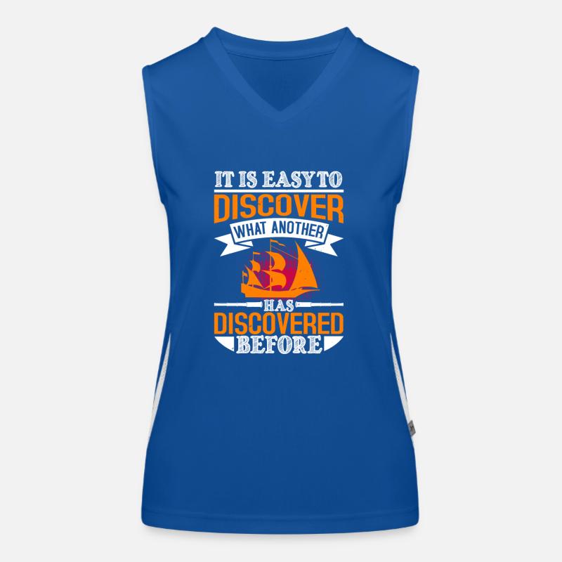 EINFACH ENTDECKEN SCHON EINMAL ENTDECKT Funktionelles Kontrast-Tank Top für Frauen