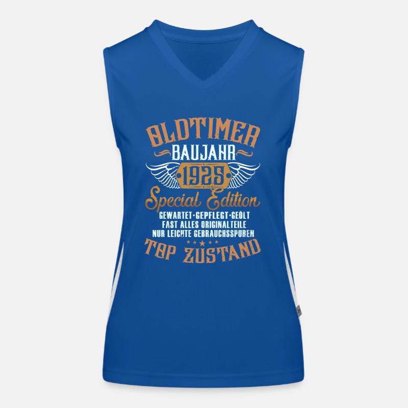 Oldtimer Baujahr 1925 Funktionelles Kontrast-Tank Top für Frauen