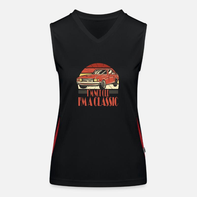 Im not old, Im a Classic Funktionelles Kontrast-Tank Top für Frauen
