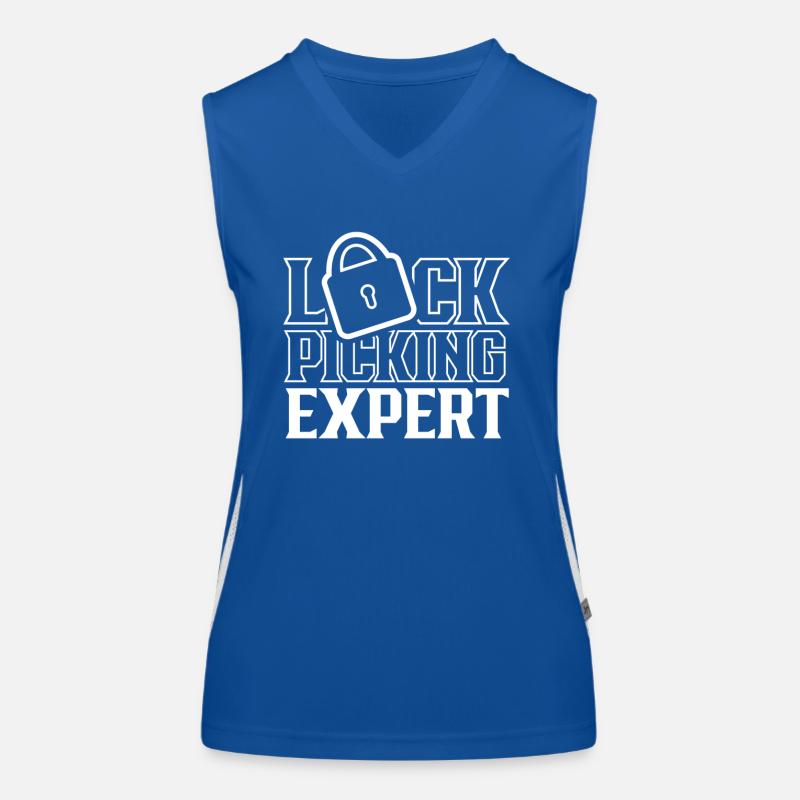 Lockpicking Expert Lock Picking Cracking Lock Women's Functional Contrast Tank Top