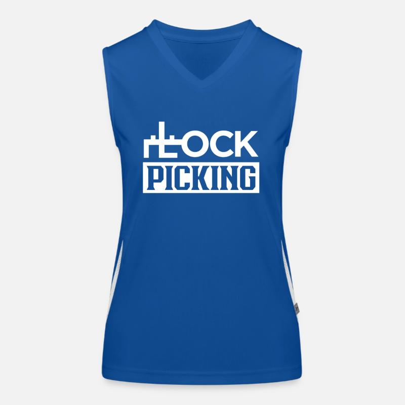 Lock Picking Lockpicking Schloss Knacker Knacken Funktionelles Kontrast-Tank Top für Frauen