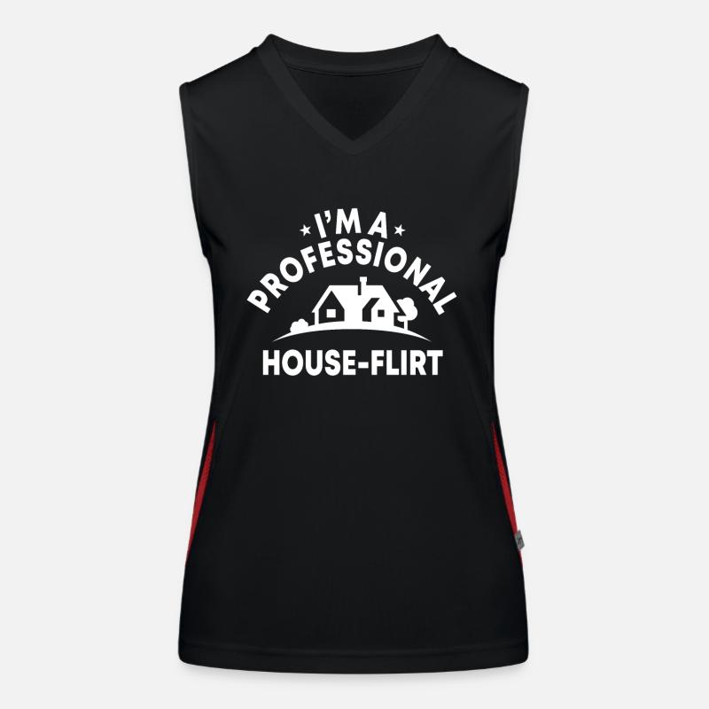 Home Staging Funktionelles Kontrast-Tank Top für Frauen