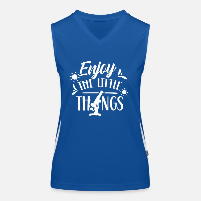 Profitez des petites choses Microscopes Microscope Débardeur respirant contrasté Femme