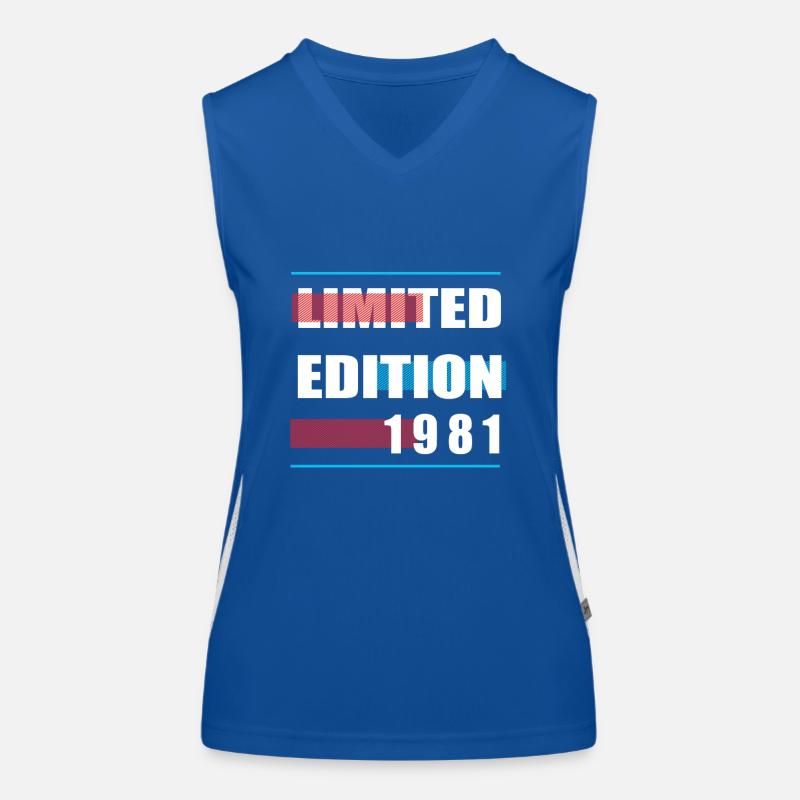 Limited Edition 1981 Funktionelles Kontrast-Tank Top für Frauen