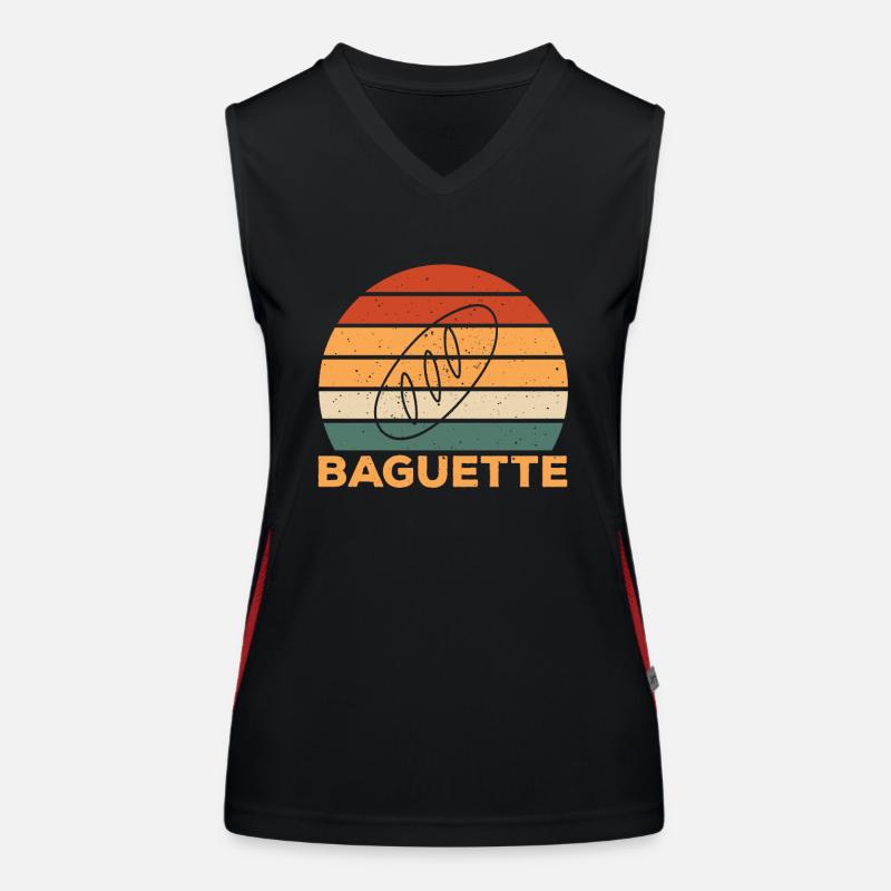 Baguette Débardeur respirant contrasté Femme