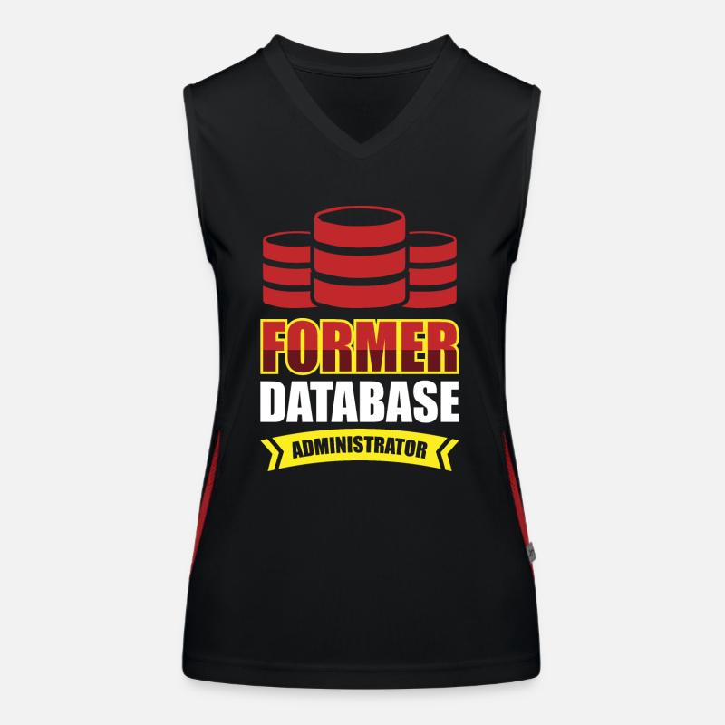 Former Database Administrator Women's Functional Contrast Tank Top