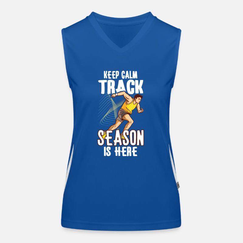 Athlétisme Athlétisme Coureurs Course Cadeau Débardeur respirant contrasté Femme