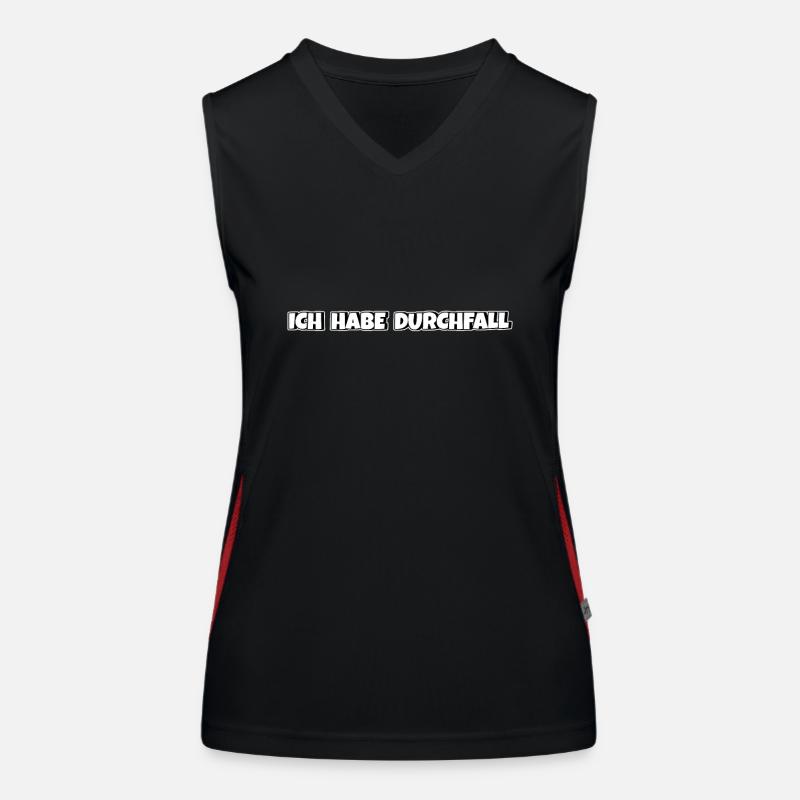 Ich habe Durchfall Funktionelles Kontrast-Tank Top für Frauen