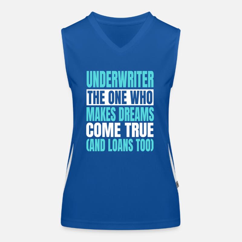Funny Underweight Costume Women's Functional Contrast Tank Top