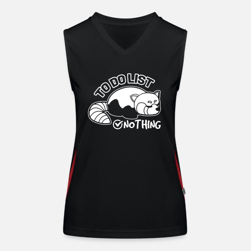 Red Panda Red Panda Lazy Women's Functional Contrast Tank Top