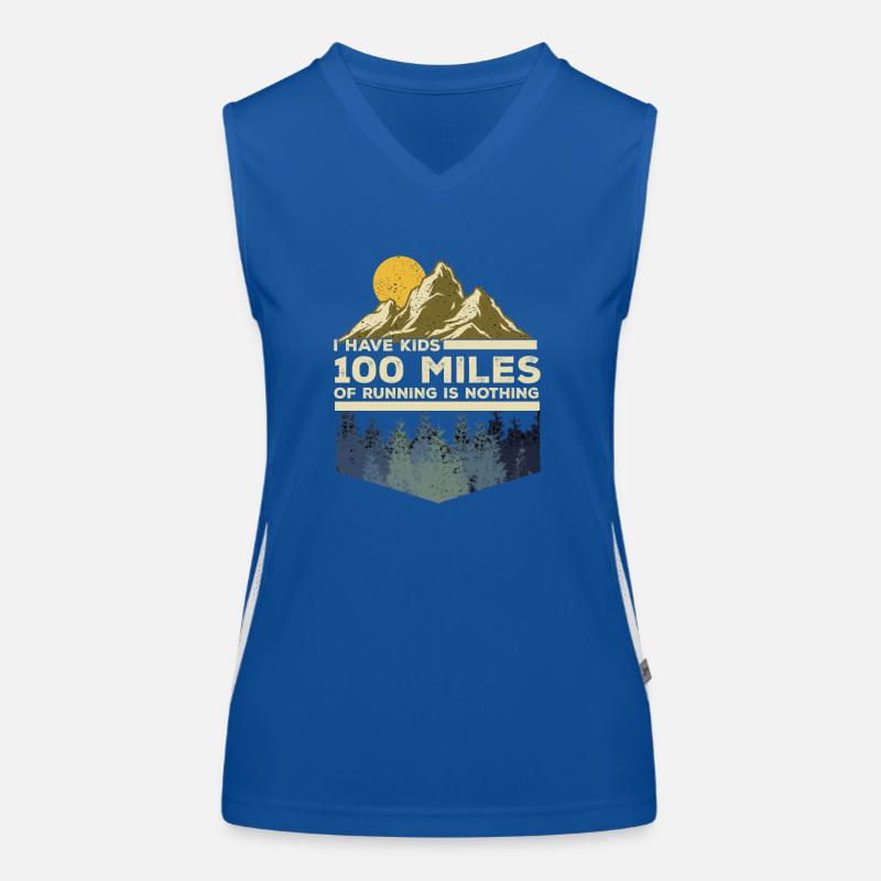 Trail Runner Running Joggen Jogger I Geschenk Funktionelles Kontrast-Tank Top für Frauen