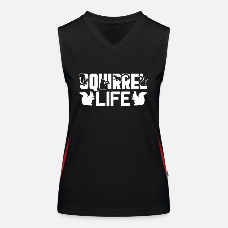 Squirrel Squirrel Life Women's Functional Contrast Tank Top