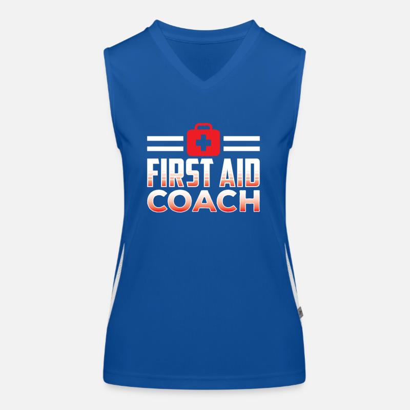 First Aid Trainer Instructor Course Immediate Measures Women's Functional Contrast Tank Top
