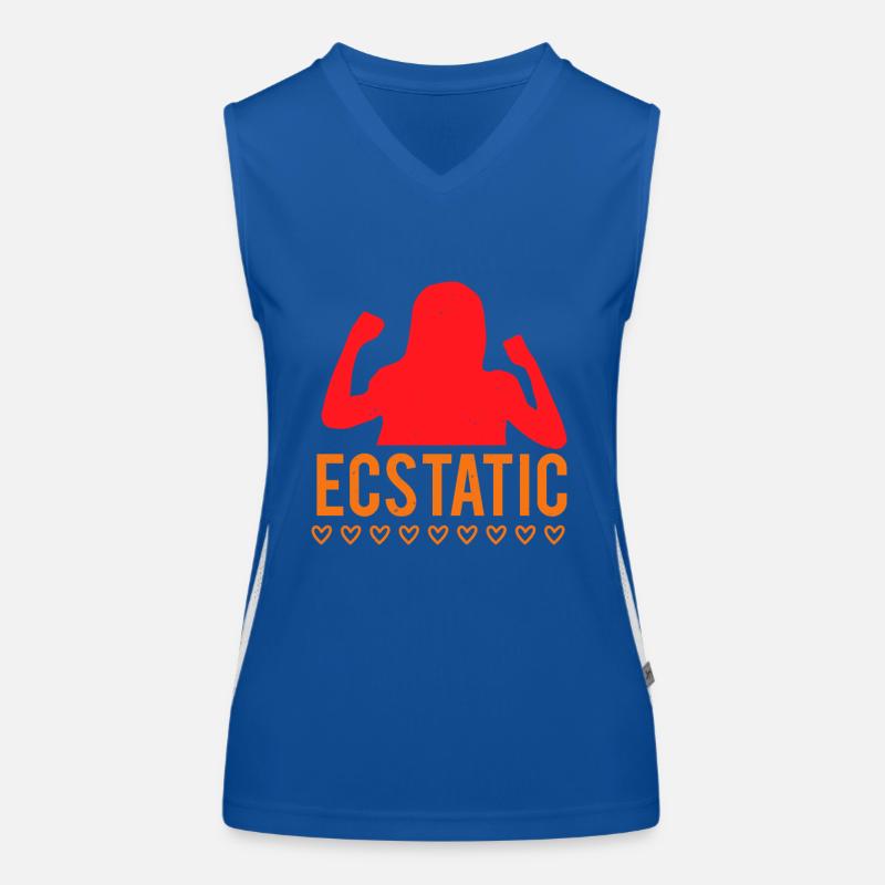 EKSTATISCHES Mädchen Funktionelles Kontrast-Tank Top für Frauen