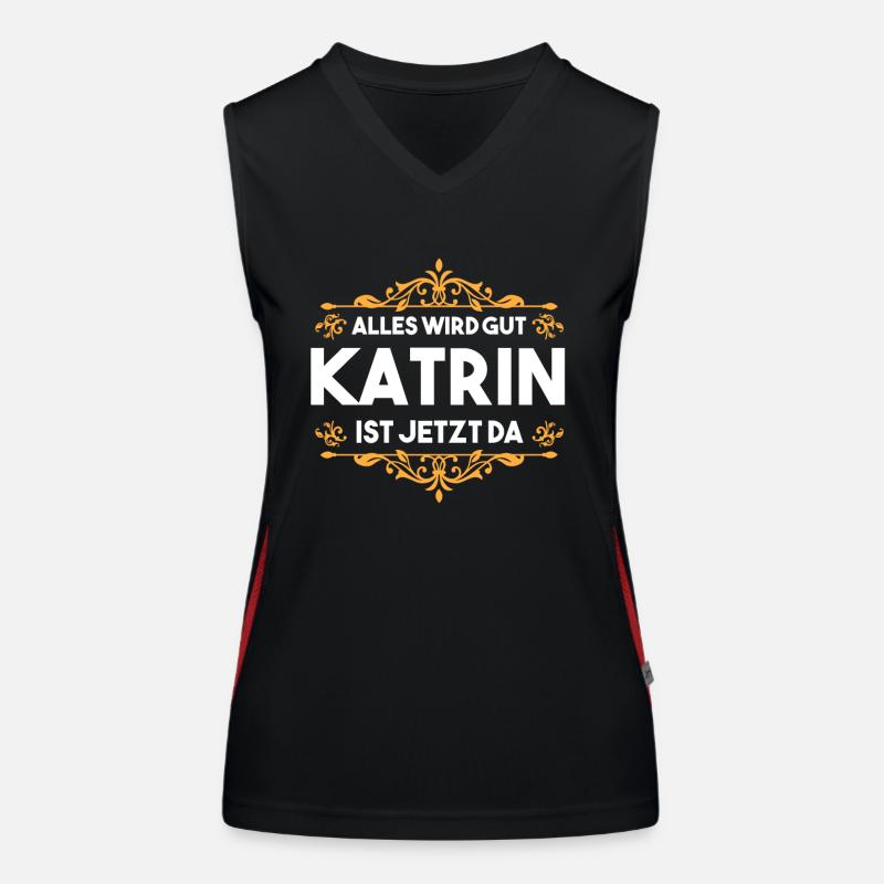 Katrin Funktionelles Kontrast-Tank Top für Frauen