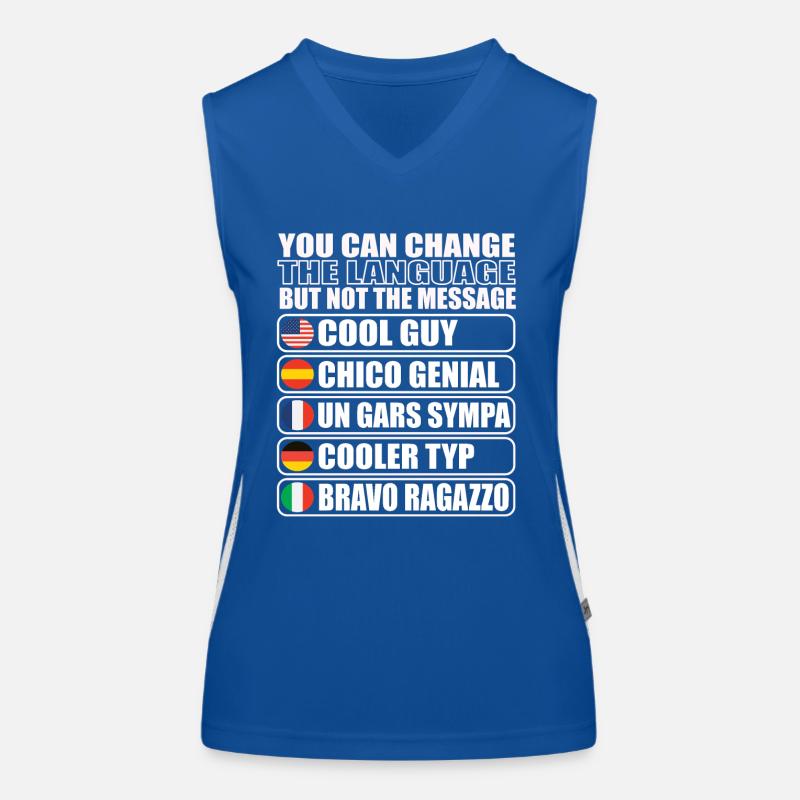 Great type gift idea for men Women's Functional Contrast Tank Top