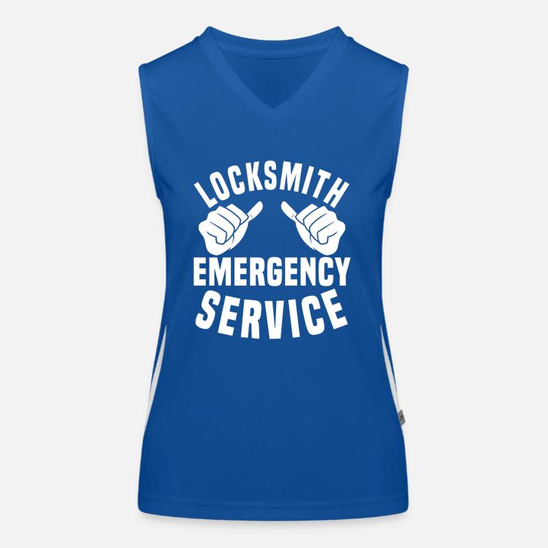 Locksmith emergency service locksmith Women's Functional Contrast Tank Top