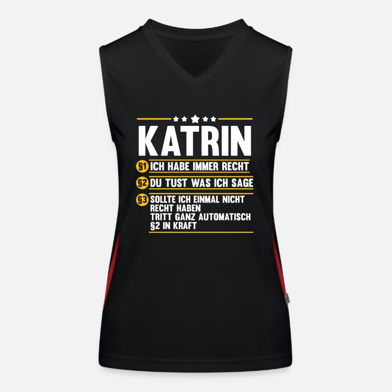 Katrin Funktionelles Kontrast-Tank Top für Frauen