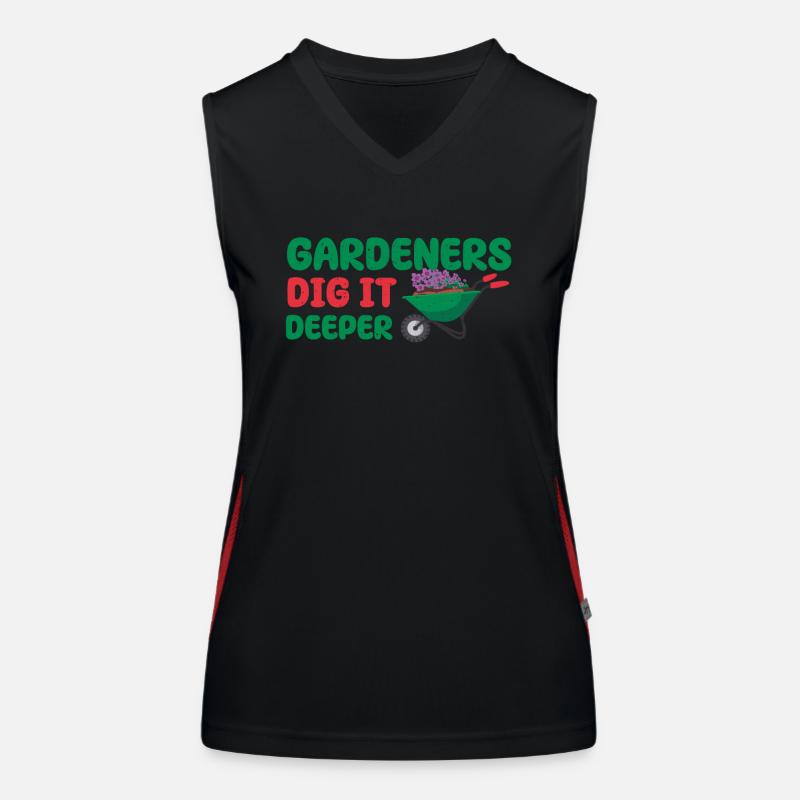 Garten Funktionelles Kontrast-Tank Top für Frauen
