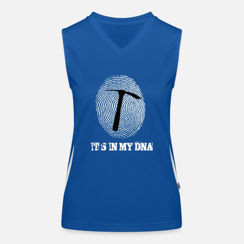 La construction de routes est dans mon ADN Débardeur respirant contrasté Femme