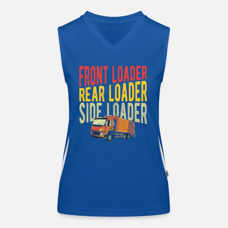 Front Loader Rear Loader Side Loader Garbage Women's Functional Contrast Tank Top
