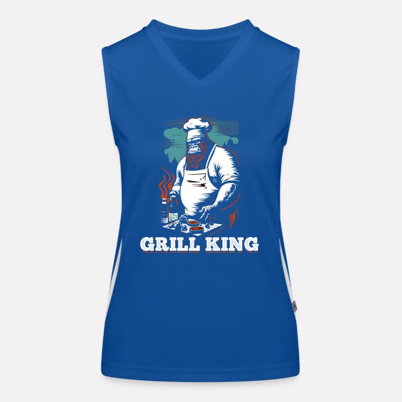 Grill mit Kingsize-Bett Funktionelles Kontrast-Tank Top für Frauen