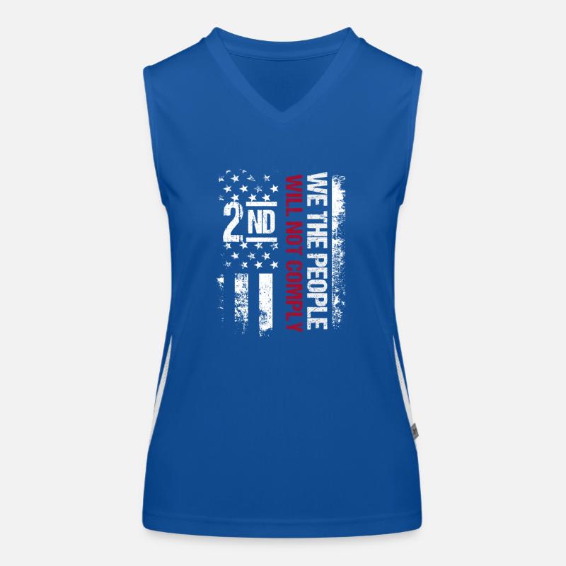 Nous, le peuple, n’adhérerons pas à la Constitution 2 Débardeur respirant contrasté Femme