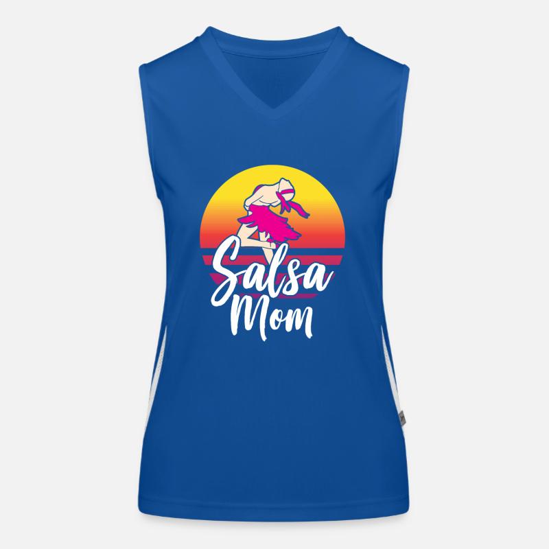 Salsa Mama Danse Danseur Danseur Hobby Débardeur respirant contrasté Femme