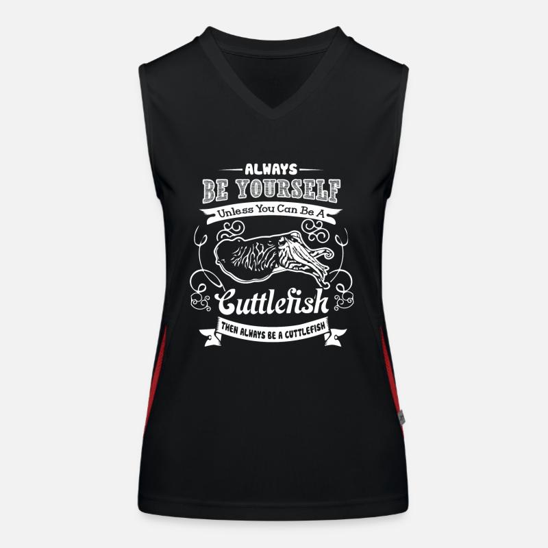 Cuttlefish Always Be A Cuttlefish Women's Functional Contrast Tank Top