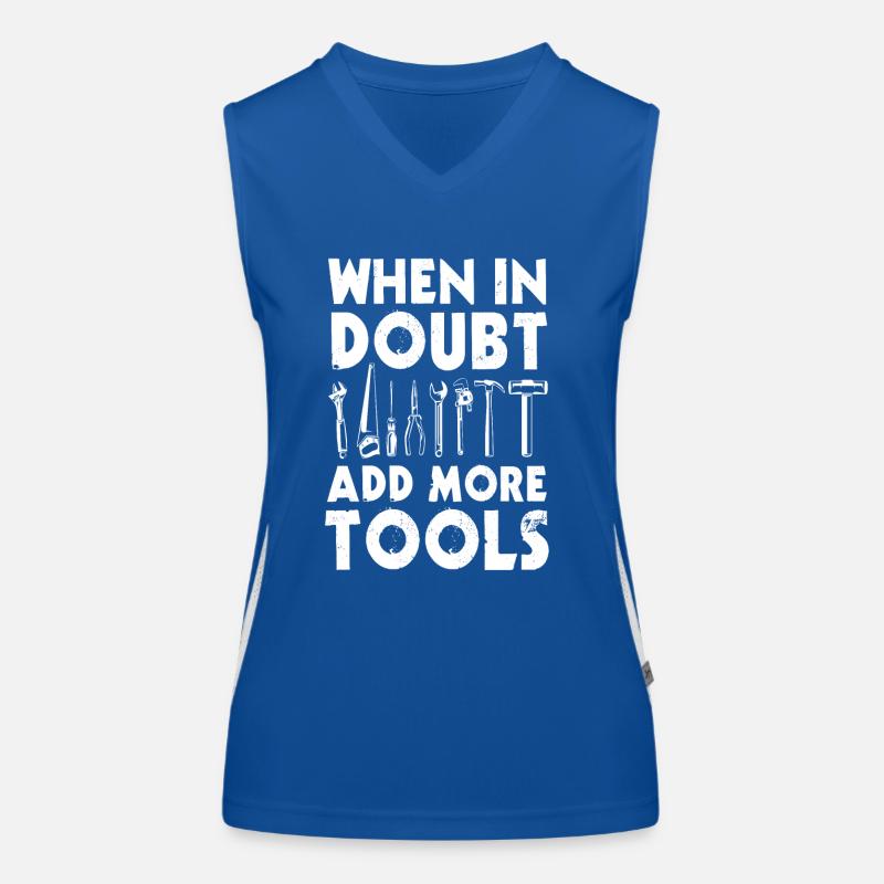 Fun Tool Design Women's Functional Contrast Tank Top